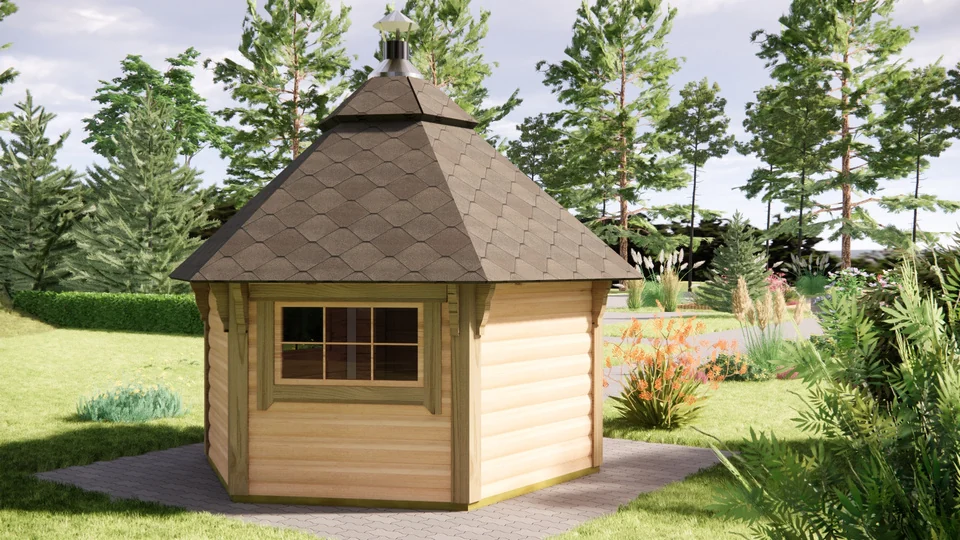 BBQ Hut 4.5 m², exterior view 2