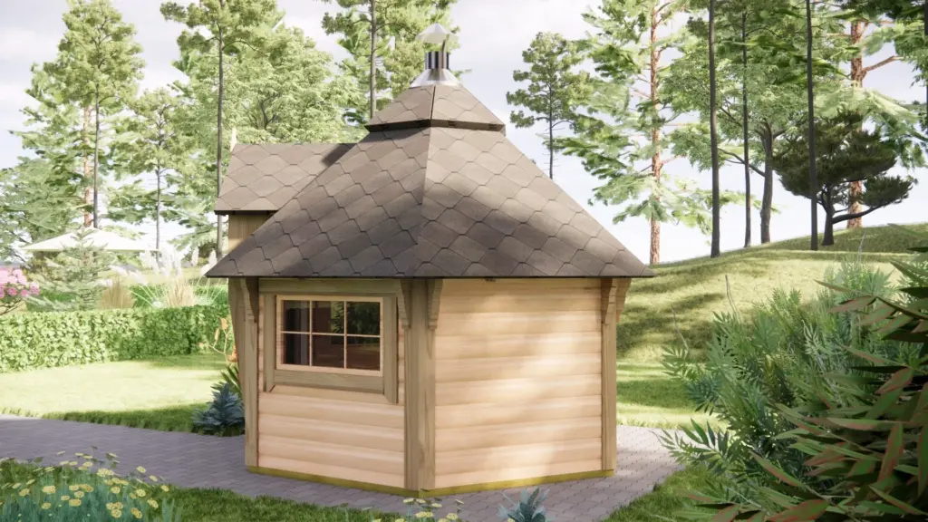 BBQ Hut 4.5 m², exterior view 4