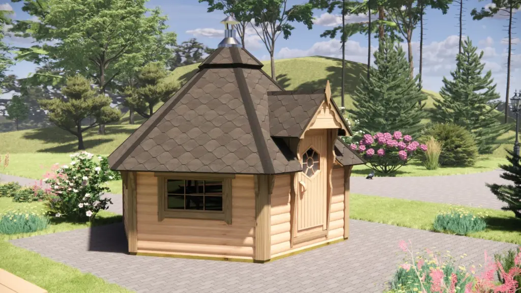 BBQ Hut 9.2 m², exterior view