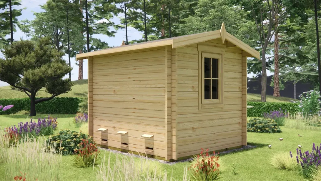 Glamping Cabin 2.7m x 2.4m, 5 m², exterior view