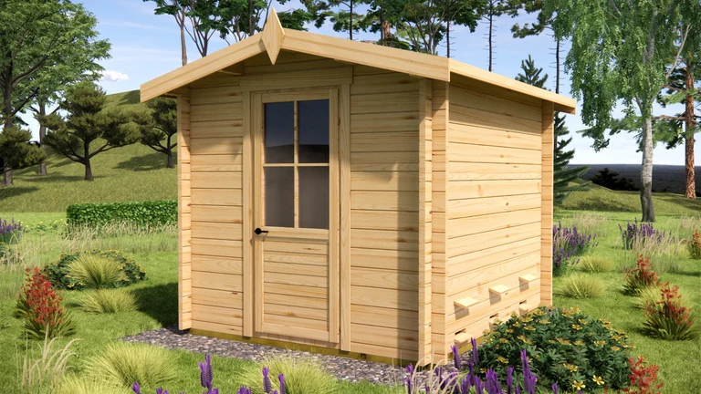 Glamping Cabin 2.7m x 2.4m, 5 m², exterior view 2