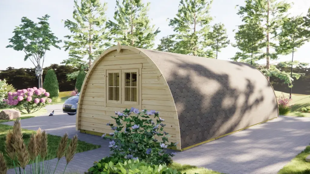 Glamping Pod 10m x 4m, 40 m², exterior view 2