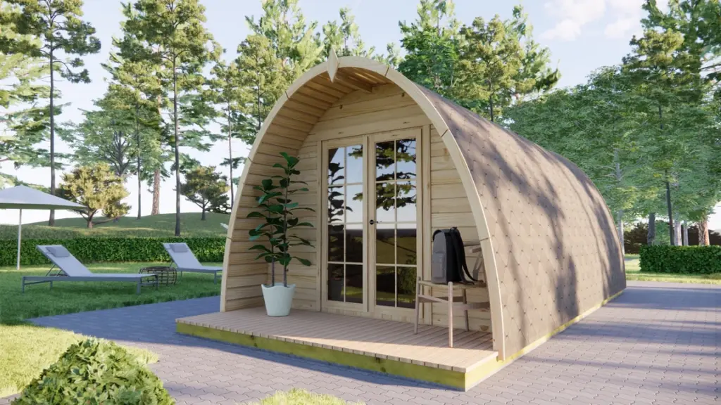 Glamping Pod 5m x 3m, 15 m², exterior view