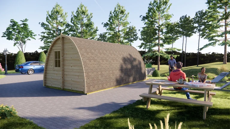 Glamping Pod 5m x 3m, 15 m², exterior view 2