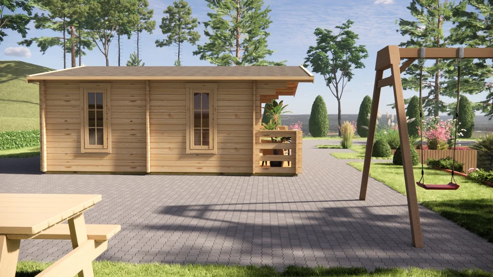 Log Cabin 27 m², exterior view