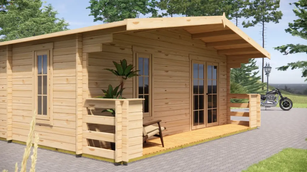 Log Cabin 27 m², exterior view 4
