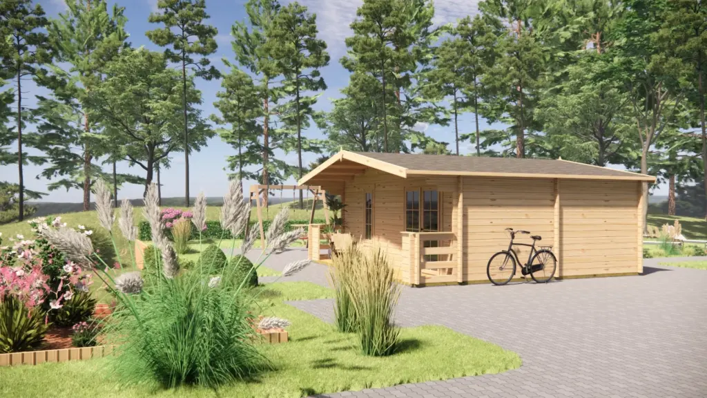 Log Cabin 27 m², exterior view 5