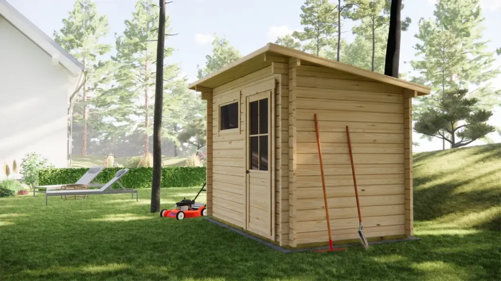 Summer House 3m x 2m, 5 m², exterior view 2