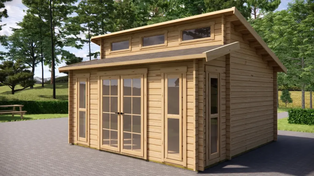 Summer House 4.5m x 4.5m, 17.5 m², exterior view