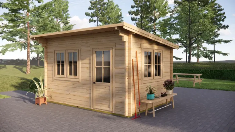 Summer House 4m x 3m, 10 m², exterior view