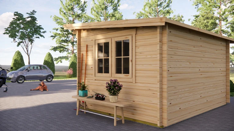 Summer House 4m x 3m, 10 m², exterior view 3