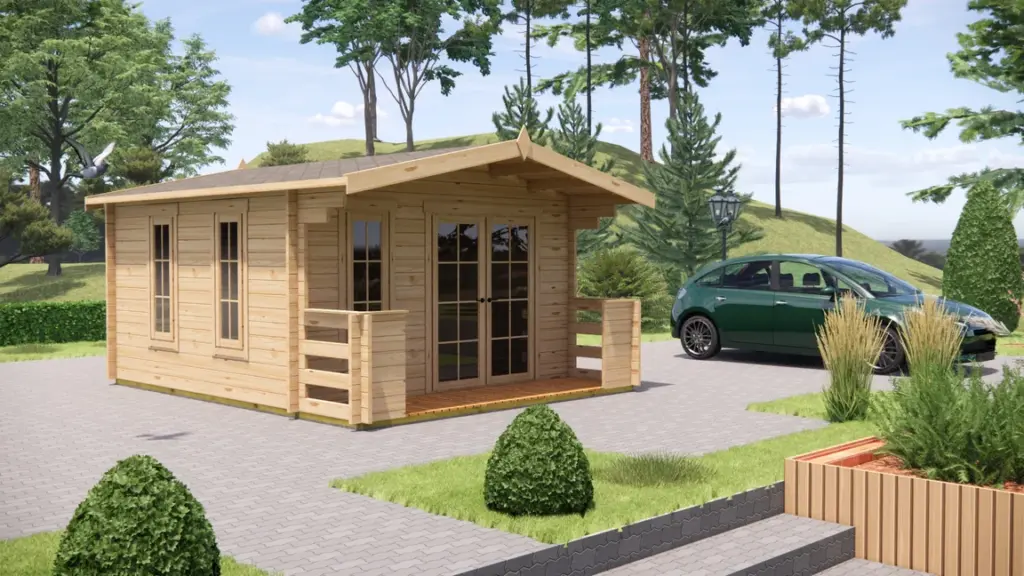 Summer House 4m x 4m, 13.8 m², exterior view