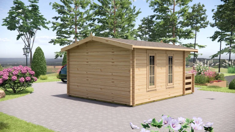 Summer House 4m x 4m, 13.8 m², exterior view 3