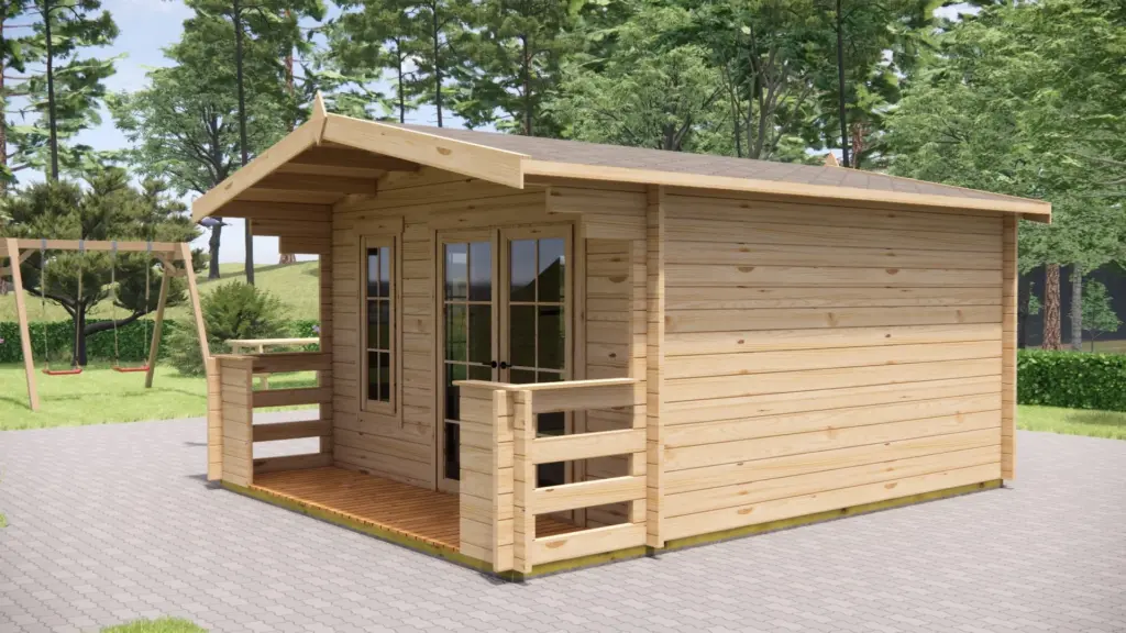 Summer House 4m x 4m, 13.8 m², exterior view 4