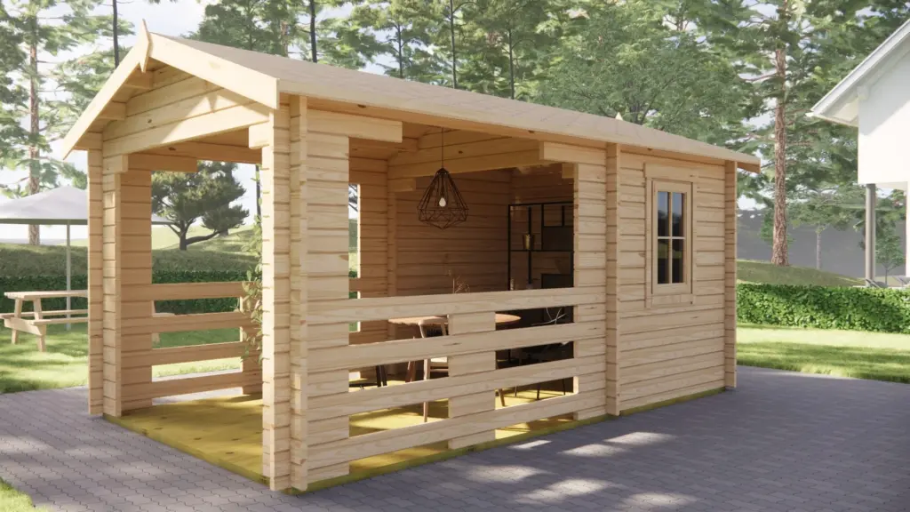 Summer House 5m x 3m, 13 m², exterior view