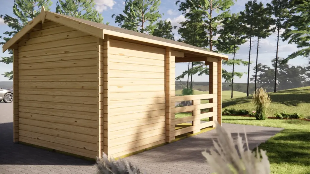Summer House 5m x 3m, 13 m², exterior view 4