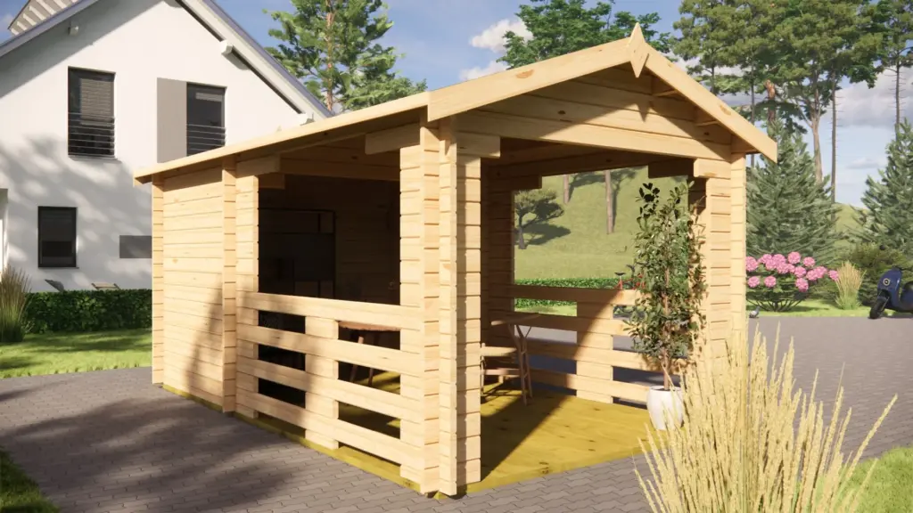 Summer House 5m x 3m, 13 m², exterior view 5