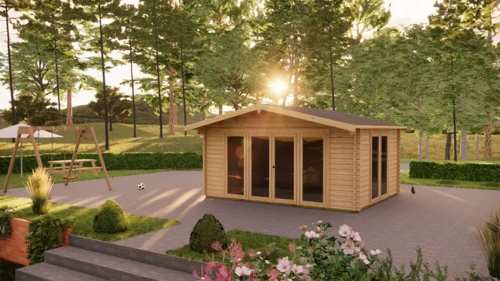Summer House 5m x 4m, 17.5 m², exterior view
