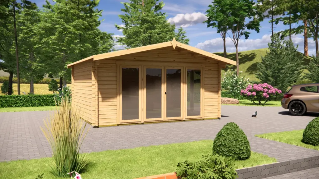 Summer House 5m x 4m, 17.5 m², exterior view 4