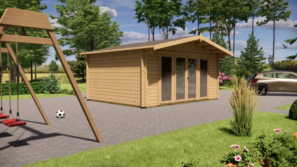 Summer House 5m x 4m, 17.5 m², exterior view 6